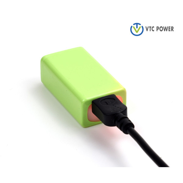 9V Uppladdningsbart USB Litiumbatteri 1200mAh USB Bärbara Micro USB-batterier För RC Helikoptermodell Mikrofonbatteri